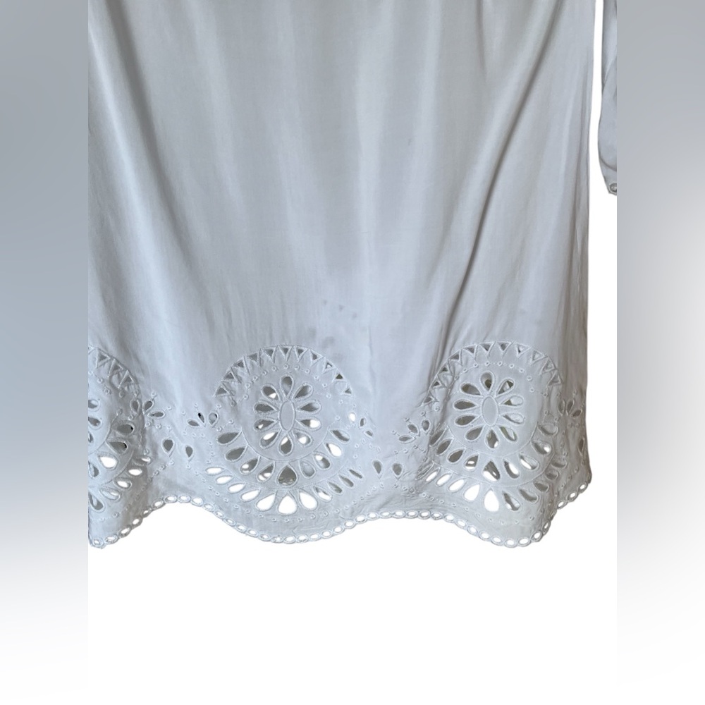 EUC Women’s Solitare Swim White Cover Up in Size Large. - Picture 5 of 8